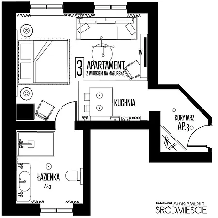 Dk Premium Srodmiescie Appartement Olsztyn (Warmian-Masurian)